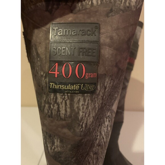 Tamarack Scent Free Insulated Rubber Boots Men\'s 8 Hunting True Timber 400g main image 4